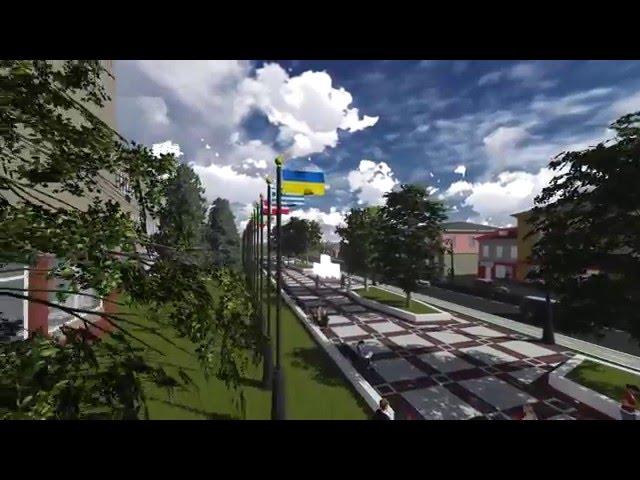 Європейський сквер м.Кам'янець-Подільський