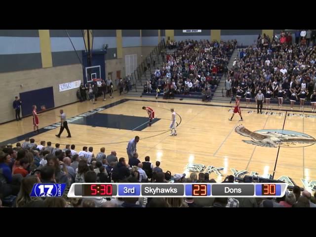 Spanish Fork vs Salem Hills Basketball Jan. 8, 2016