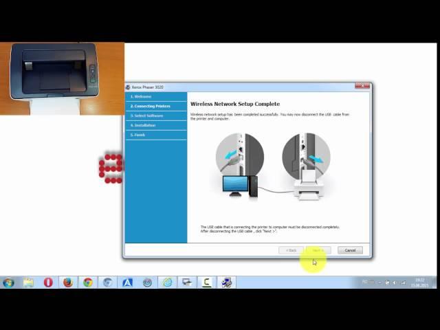 Xerox Phaser 3020 - Installing and wireless printing