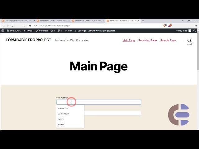 Formidable Pro for WordPress Tutorials Form Management Part 2 (Auto Populate fields)