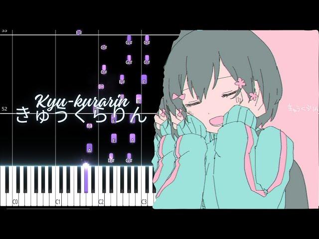 Kyu-kurarin きゅうくらりん PIANO TUTORIAL (Sheet in the description)