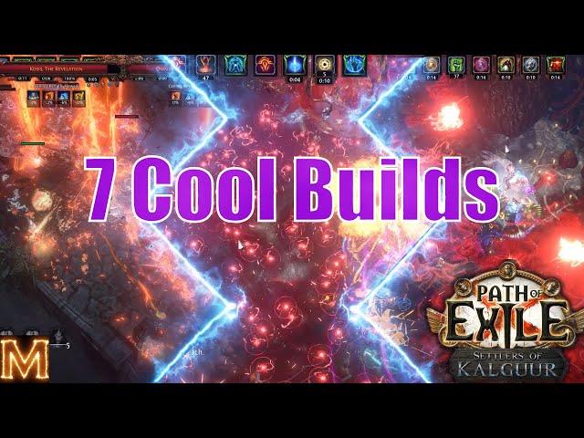 POE 3.25 | My Top 7 Builds In Settler League