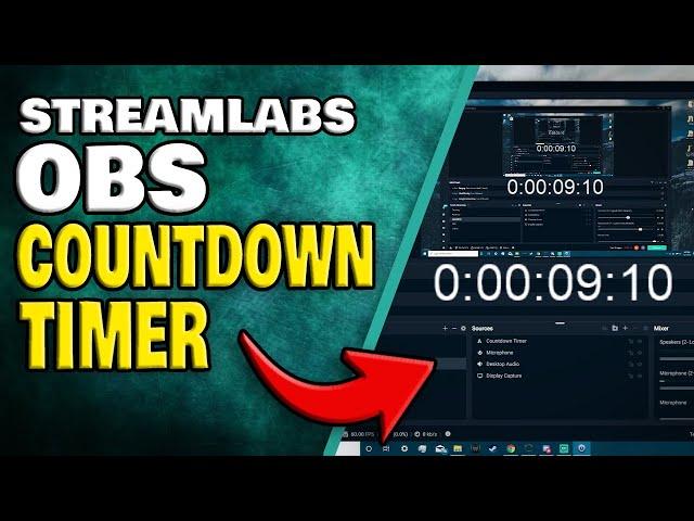 How To Make a Countdown / Timer on StreamLabs OBS | SSTP