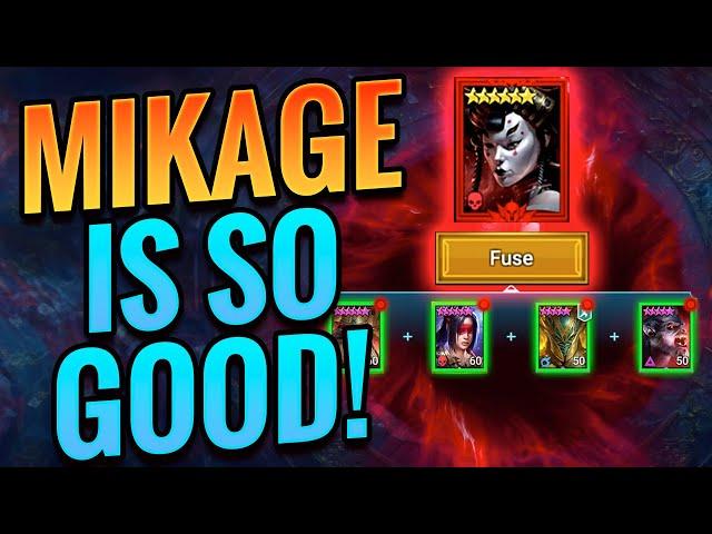 THIS EARNED ME 100k CVC POINTS! Lady Mikage Build Part 1! | Raid: Shadow Legends