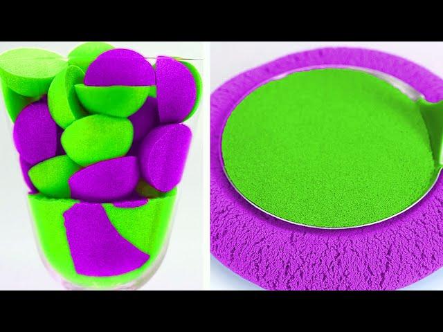 10 Hour Kinetic Sand ASMR No Music! Sand Cutting ASMR Sounds! Kinetic Sand ASMR No Talking #55