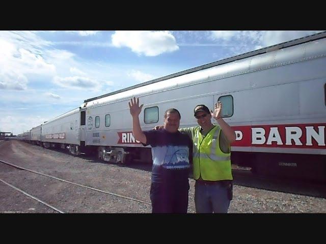 Florida Central & CSX Ringling Circus Train Loading Going And Following