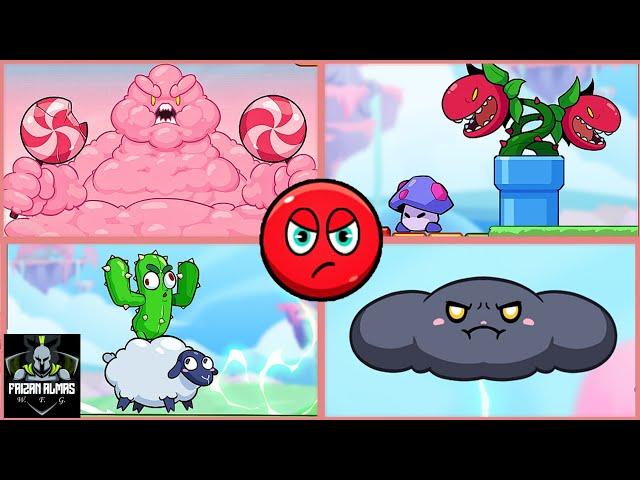 Ball V - Red Boss Challenge | New Bosses | MGIF | Android Gameplay WFG