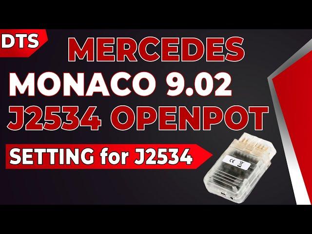 Mercedes DTS Monaco 9.02 Setting and Connection to Work With J2534 Openport 2.0 and not Only