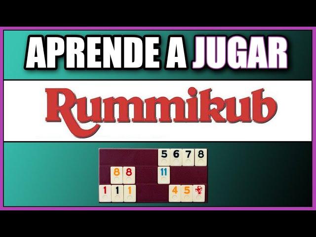 FÁCIL - Tutorial de Rummy (Rummikub) - Cómo se juega - Juego de Mesa