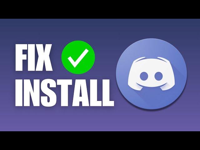 How To Fix Discord Installation Has Failed Error (Windows 11)