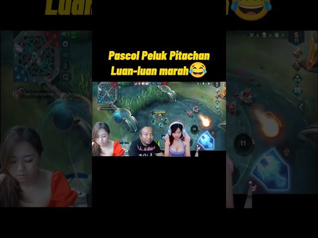 Pascol Peluk Pitachan, Luan-Luan Marah #shorts #mlbb #pascol #luanluan #pitachan