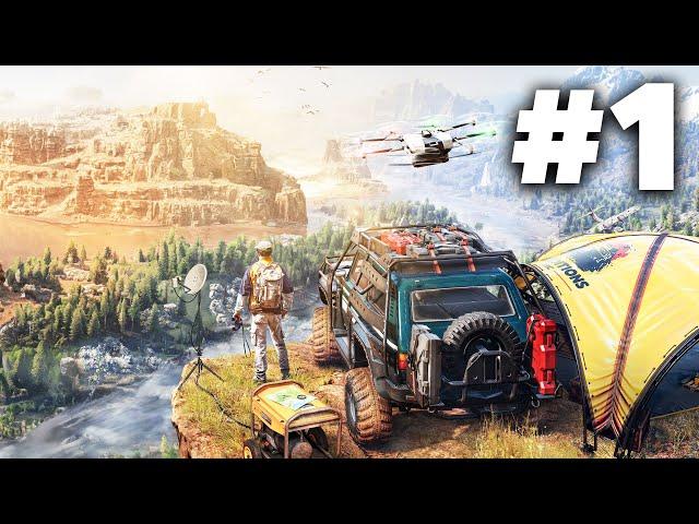 EXPEDITIONS A MudRunner Game Gameplay Walkthrough Part 1 - Little Colorado