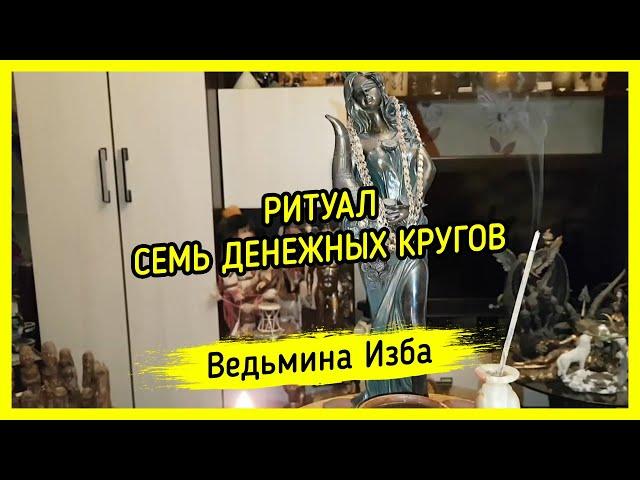 СЕМЬ ДЕНЕЖНЫХ КРУГОВ. ДЛЯ ВСЕХ. ВЕДЬМИНА ИЗБА ▶️ МАГИЯ