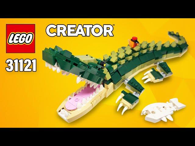 LEGO Crocodile (31121) from Creator | Step-by-Step Building Instructions | Top Brick Builder