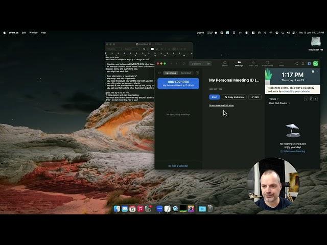 Recording Zoom on your mac, in high quality