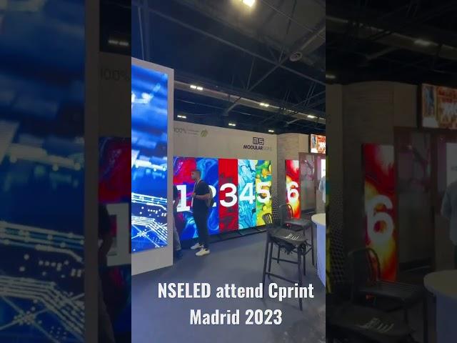 NSELED Display at Cprint Madrid 2023( LED screen supplier ) #leddisplaymanufacturer #nseled