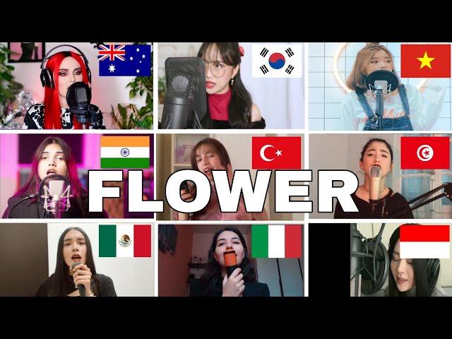 Who Sang It Better : JISOO - ‘꽃(FLOWER)’ from different country (Australia,India,south Korea,)