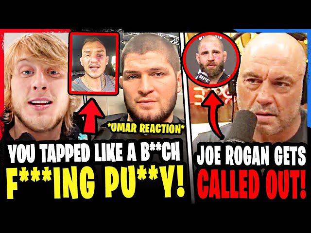 Paddy Pimblett & Renato Moicano HEATED EXCHANGE! Khabib BREAKS SILENCE on Umar LOSS! Joe Rogan