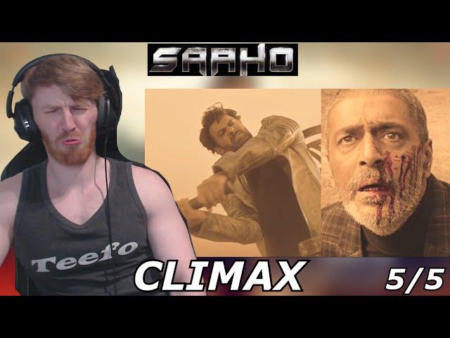 Saaho Movie - CLIMAX Scene - Reaction By Foreigner - Prabhas x Sujeeth - Part 5/5