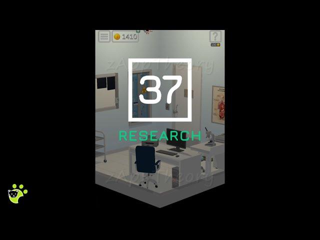 50 Tiny Room Escape 37 Research (3/3 Cards) Full Walkthrough (Kiary Games)