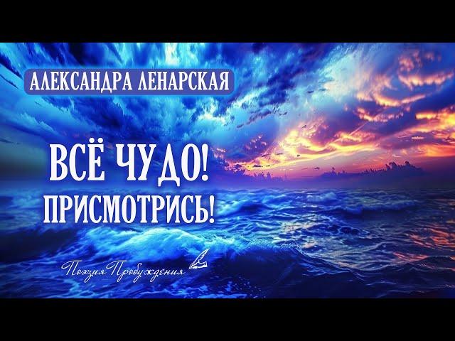 "Всё чудо. Присмотрись!" - СТИХИ ДЛЯ ДУШИ о смысле жизни. А.Ленарская.