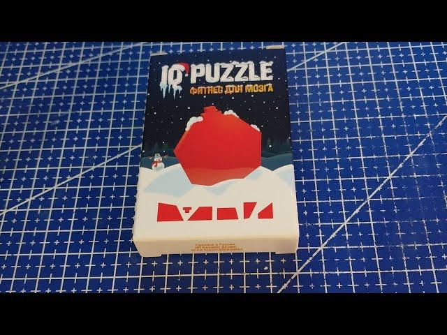 Собрать IQ puzzle Ёлочная игрушка из 6 деталей (Arrange the Christmas tree bauble out of 6 pieces)