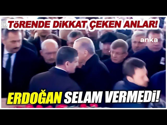 Deniz Baykal'ın cenaze töreninde dikkat çeken anlar! Erdoğan Kılıçdaroğlu'na selam vermedi!