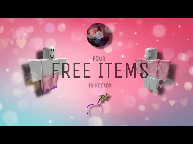 How to get the 4 NEW FREE ZARA LARSSON items in ROBLOX! | 