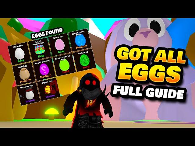 Got All Eggs! Bubble Gum Sim Egg Hunt 2021 Guide