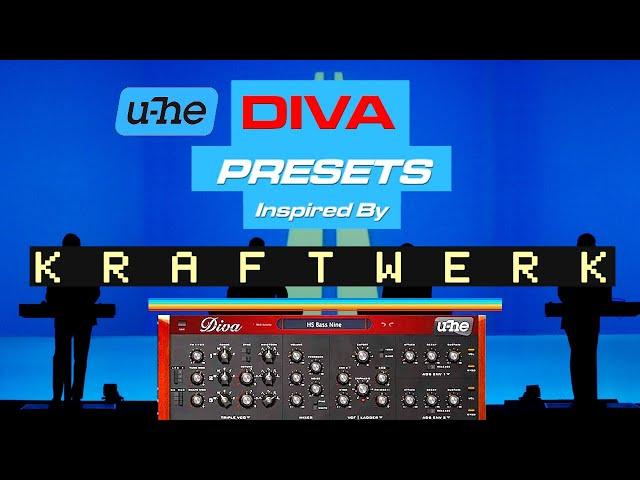 U-He DIVA: KRAFTWERK Inspired PRESETS [Werk-Station Soundbank for DIVA 80 Sounds]