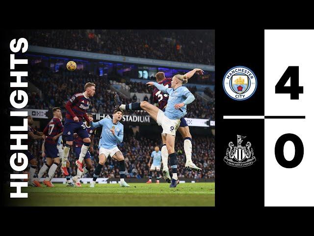 Manchester City 4 Newcastle United 0 | Premier League Highlights