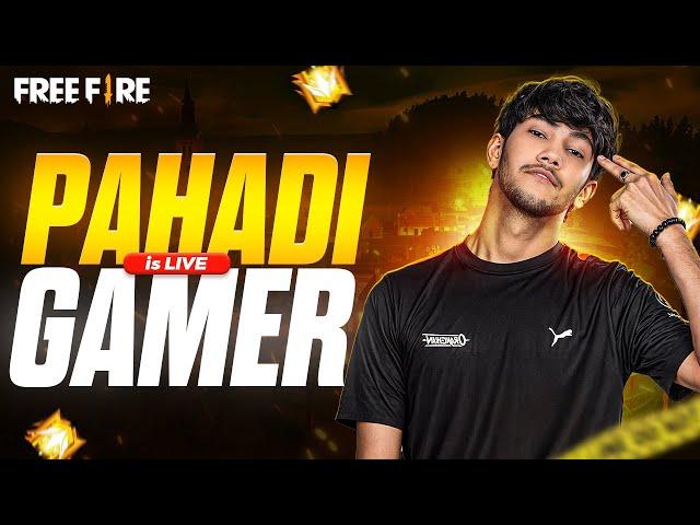 LIVE - PAHADI GAMER - FREE FIRE MAX - SCRIMS & RANK PUSH