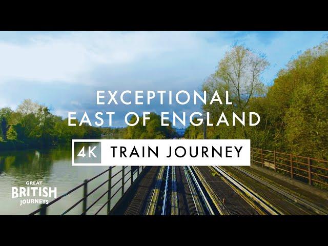 Exceptional East of England Train Journey | Relaxing 4K Drivers View | Norwich – Cromer