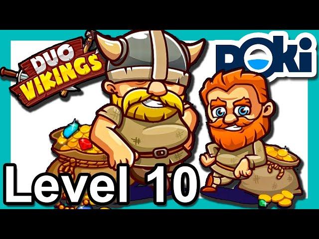 Duo Vikings Level 10 [GAMEPLAY] poki.com