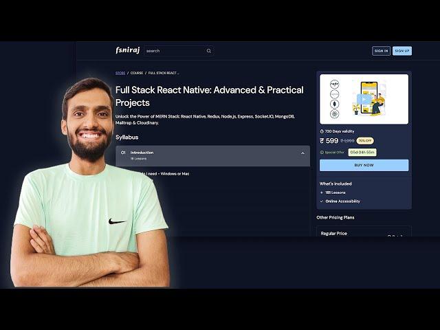 My New Course on Full Stack React Native