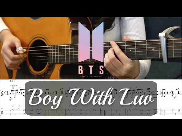 "Boy With Luv" Fingerstyle Guitar TABS (BTS ft. Halsey) - Josephine Alexandra