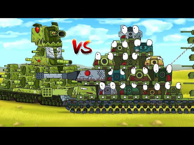 The Great Confrontation  KV 44 vs KV 54 - Cartoons about tanks