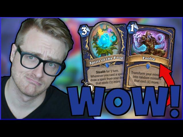 EVOLVE SHAMAN is BACK AGAIN? Lightning Bloom STILL NUTS | Scholomance Academy | Wild Hearthstone