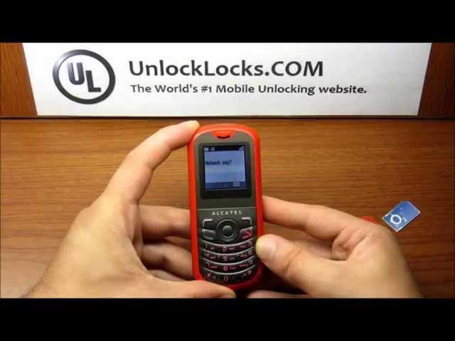 Alcatel One Touch Mobile Phones' Unlock How-To - UNLOCKLOCKS.com