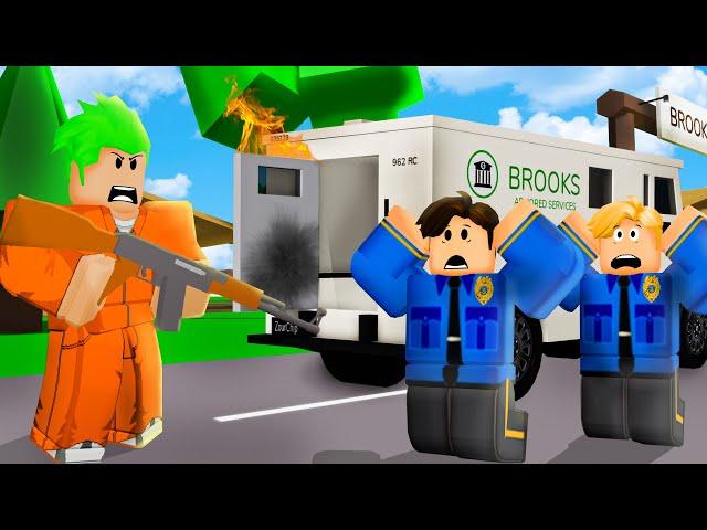 ARMORED CAR HEIST TURNED BRUTAL! Brookhaven RP - Roblox