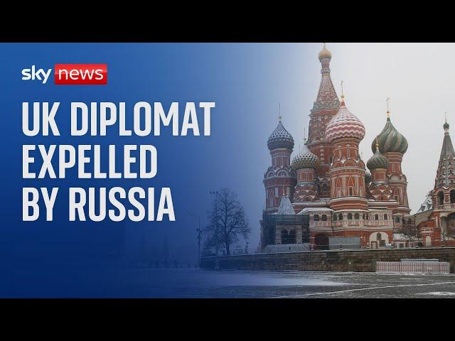 Russia expels British diplomat for 'spying'