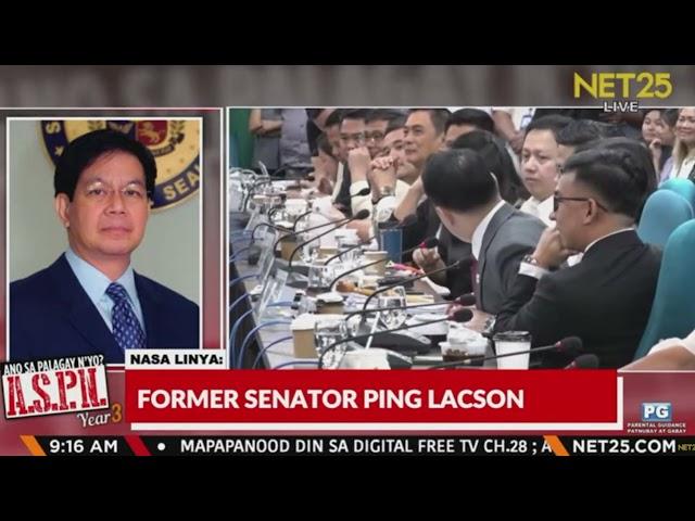 PING LACSON on Budget, Pastor Quiboloy, Guo and PhilHealth Issues: Interview on NET25