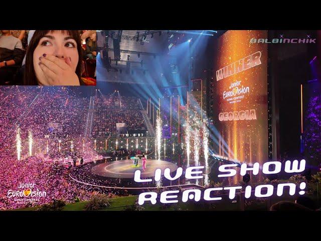 Junior Eurovision Song Contest 2024 - Live Show | LIVE REACTION