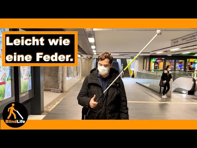 Gesetzlich blind mit einem Carbon Blindenstock nach Berlin | Mr. BlindLife