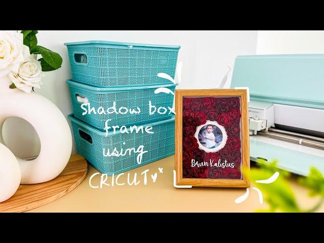 Cricut diy / Shadow box frame using cricut/ creative Crayons ️