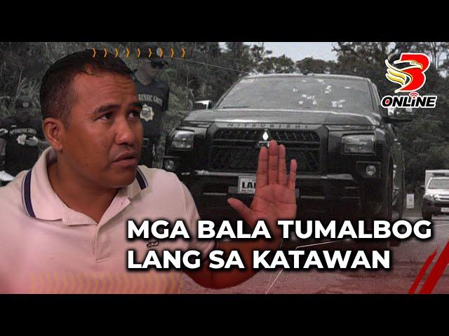 Barangay Kapitan niratrat ng mga armado hindi tumagos ang mga bala sa katawan