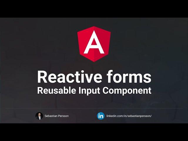 Reactive forms: Reusable Input Component