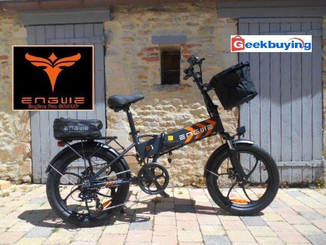 VELO ELECTRIQUE PLIABLE 639€ , démonstration et utilisation, camping-car, fourgon, van