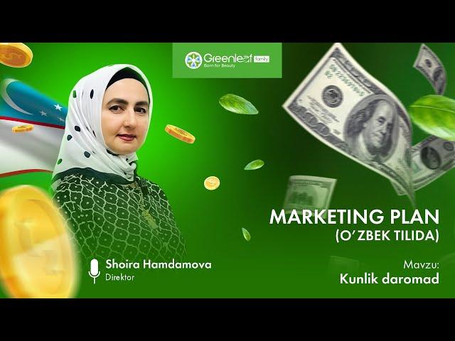 Greenleaf kompaniyasining marketing plani (o’zbek tilida)