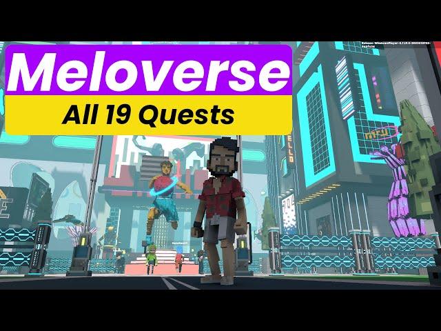 Meloverse | (19/19 Quests) The Sandbox All Quests Walkthrough [Special Event]